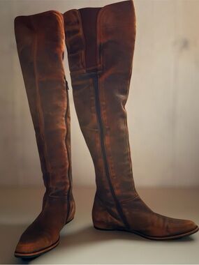 STEPHANE KELIAN 0VER-THE-KNEE BOOTS - LEATHER - FR/EU 41-42 / US 9